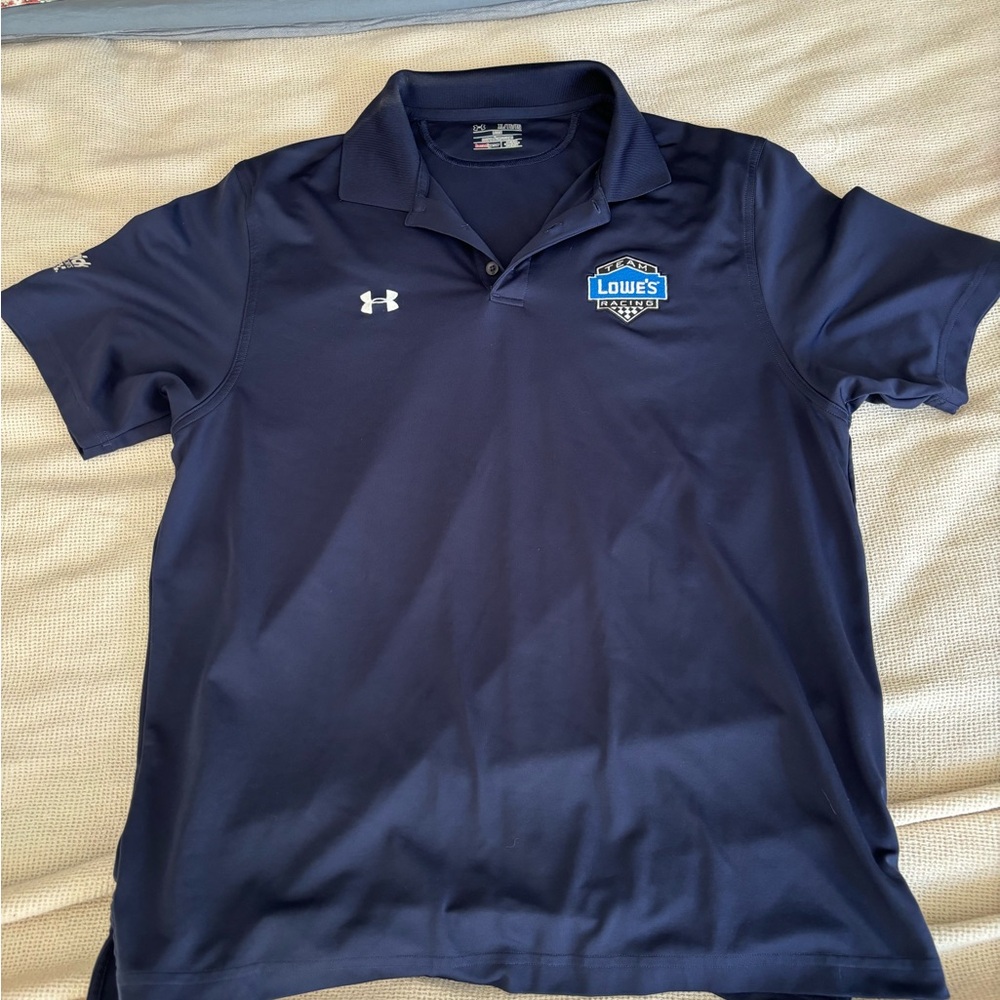 Under Armour Dark Blue HeatGear Polo